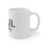 "Soul Prosperity" White Ceramic Mug