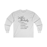 "Life More Abundantly" Ultra Cotton Long Sleeve Tee