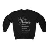 "Life More Abundantly" Unisex Heavy Blend™ Crewneck Sweatshirt