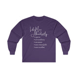 "Life More Abundantly" Ultra Cotton Long Sleeve Tee