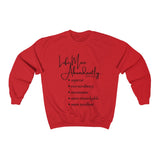 "Life More Abundantly" Unisex Heavy Blend™ Crewneck Sweatshirt