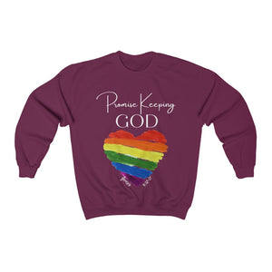 "Promise Keeping God" Unisex Heavy Blend™ Crewneck Sweatshirt