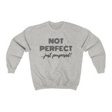 "Not Perfect...Just Purposed" Unisex Heavy Blend™ Crewneck Sweatshirt