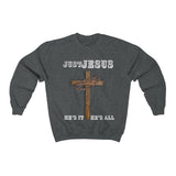 "Just Jesus" Unisex Heavy Blend™ Crewneck Sweatshirt