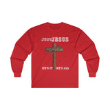 "Just Jesus" Ultra Cotton Long Sleeve Tee