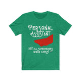 Personal Assistant Cape Jersey Short Sleeve Tee