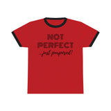 "Not Perfect Just Purposed" Unisex Ringer Tee