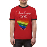 "Promise Keeping God" Unisex Ringer Tee