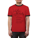 "Life More Abundantly" Unisex Ringer Tee