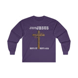 "Just Jesus" Ultra Cotton Long Sleeve Tee