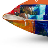 Psalm 91 Square Pillow Case | Colorful