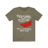 Personal Assistant Cape Jersey Short Sleeve Tee