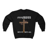 "Just Jesus" Unisex Heavy Blend™ Crewneck Sweatshirt