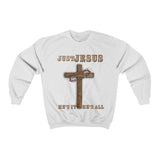 "Just Jesus" Unisex Heavy Blend™ Crewneck Sweatshirt