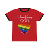 "Promise Keeping God" Unisex Ringer Tee