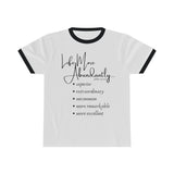 "Life More Abundantly" Unisex Ringer Tee