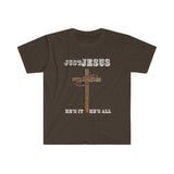 "Just Jesus" Unisex Fitted Short Sleeve Tee