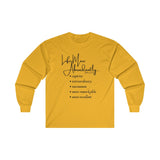 "Life More Abundantly" Ultra Cotton Long Sleeve Tee