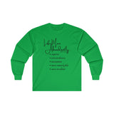 "Life More Abundantly" Ultra Cotton Long Sleeve Tee