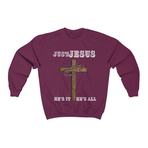 "Just Jesus" Unisex Heavy Blend™ Crewneck Sweatshirt