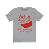 Virtual Assistant Cape Jersey Short Sleeve Tee