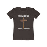 "Just Jesus" Women's Boyfriend Tee