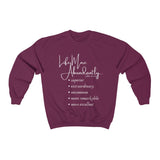 "Life More Abundantly" Unisex Heavy Blend™ Crewneck Sweatshirt