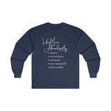 "Life More Abundantly" Ultra Cotton Long Sleeve Tee