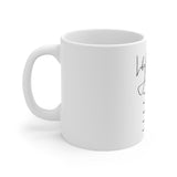 "Life More Abundantly" White Ceramic Mug