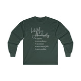 "Life More Abundantly" Ultra Cotton Long Sleeve Tee