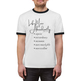 "Life More Abundantly" Unisex Ringer Tee