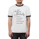 "Life More Abundantly" Unisex Ringer Tee