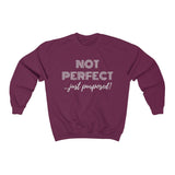 "Not Perfect...Just Purposed" Unisex Heavy Blend™ Crewneck Sweatshirt