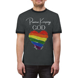 "Promise Keeping God" Unisex Ringer Tee