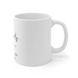 "Life More Abundantly" White Ceramic Mug