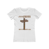 "Just Jesus" Women's Boyfriend Tee