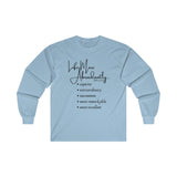 "Life More Abundantly" Ultra Cotton Long Sleeve Tee